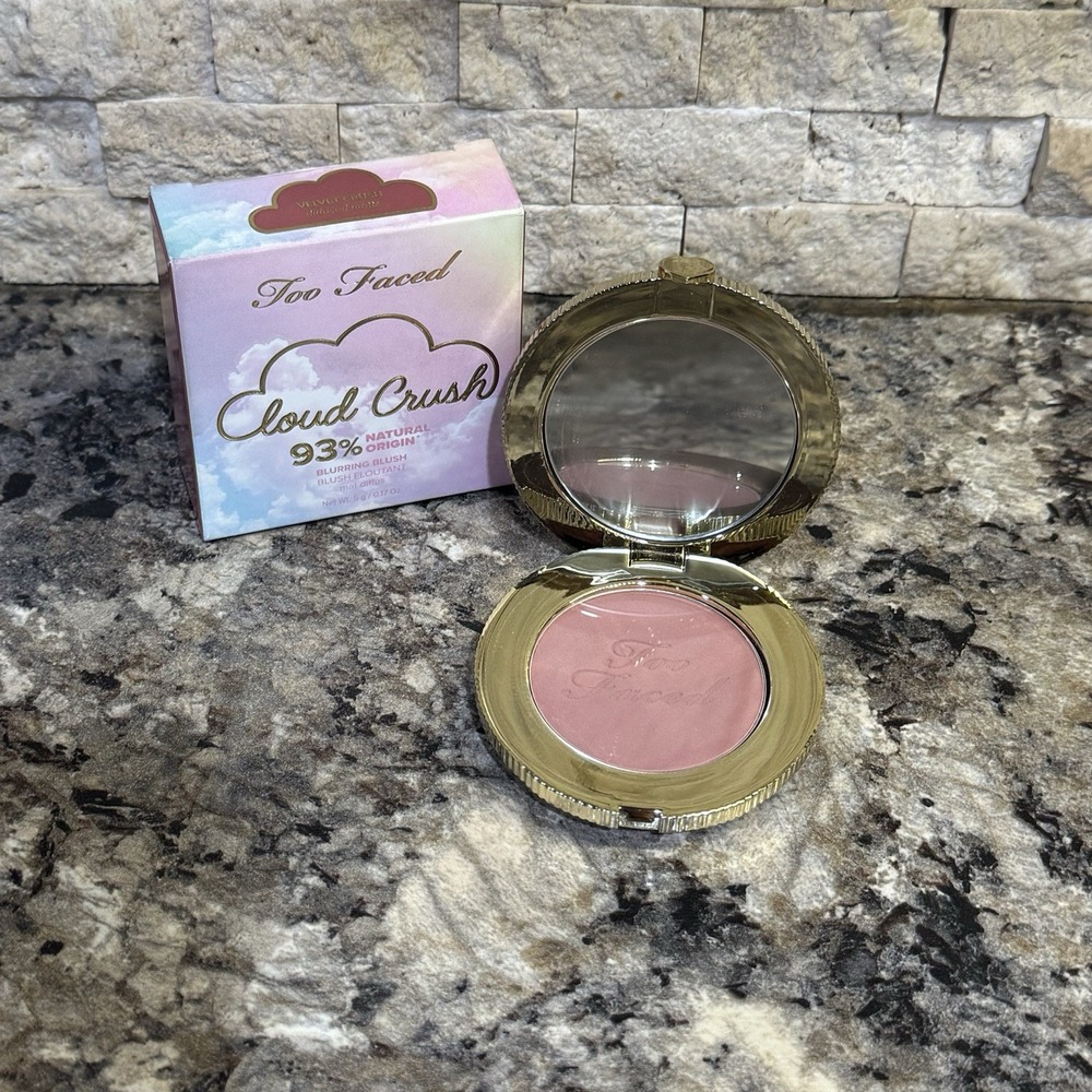 Too Faced- Cloud Crush‎ Blurring Blush- VELVET CRUSH- 0.17oz- Brand New in Box
